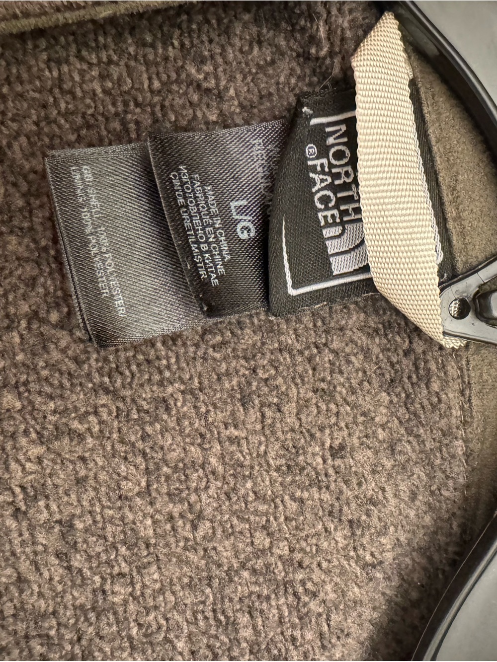 The North Face Kids Brown Full-Zip Fleece Jacket - Picture 6 of 6